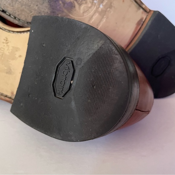 Allen Edmonds Byron 2034 Captoe Oxford Brown Shoes Men’s Size 9 - Picture 11 of 14